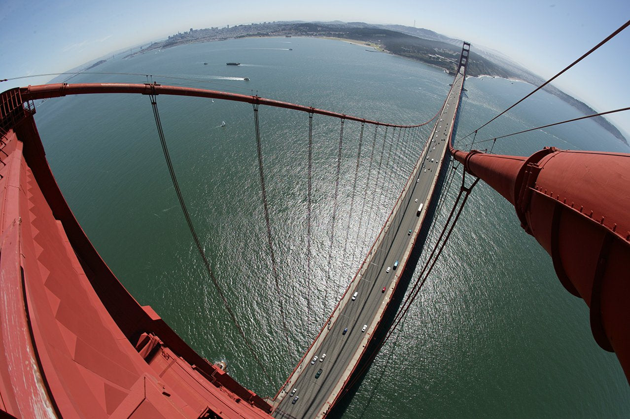 Golden Gate Bridge Tower Viw